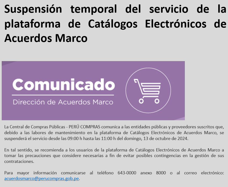Comunicado